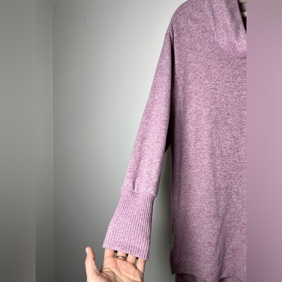 Anthropologie Maeve Tunic Cowl Neck Sweater Medium Relaxed Soft Pink Oversized - Picture 12 of 15